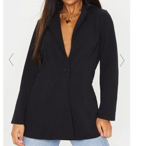 BLACK OVERSIZED BOYFRIEND BLAZER